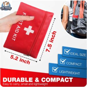 First Aid Kit For Home Car Travel 107 Piece Emergency Kits Compact