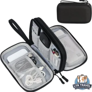 FYY Travel Cable Organizer Pouch For Cord, Charger, And Earphone