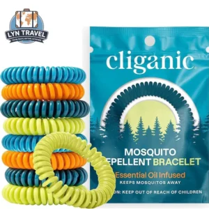 Cliganic 10 Pack Mosquito Repellent Bracelets, Individually Wrapped